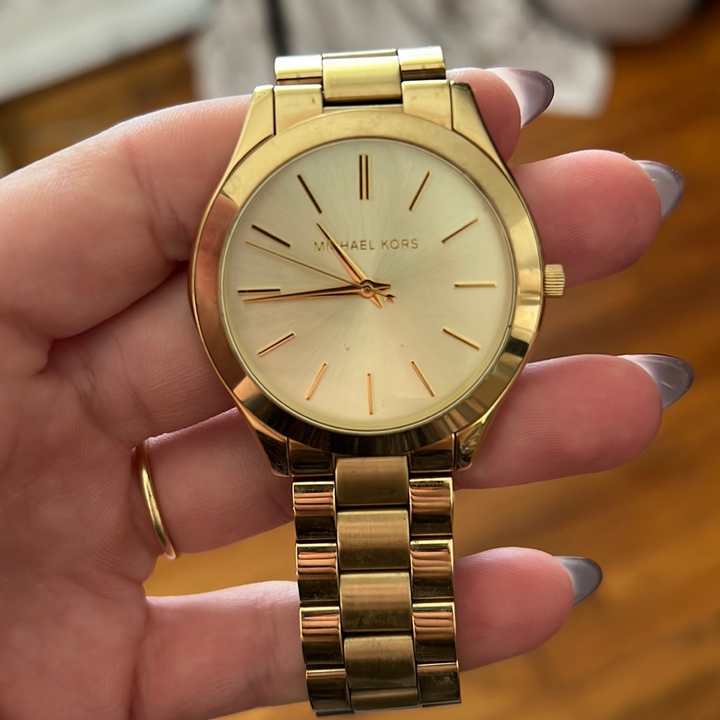 Gold Micheal Kors Watch 50$